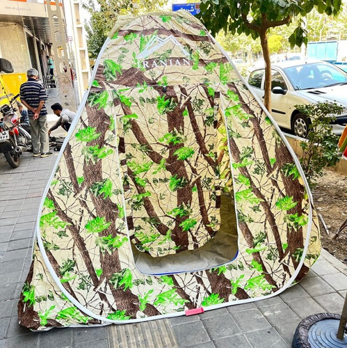 چادر مسافرتی 12 نفره فنری دوخته شده با بهترین کیفیت درجه یک و دارای سه پنجره
