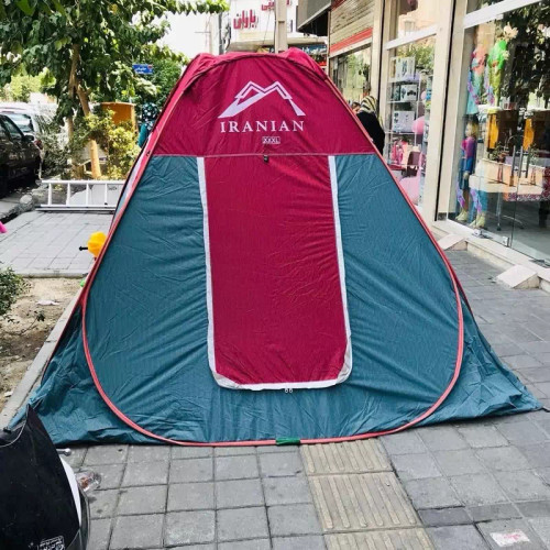 چادر مسافرتی8 نفره فنری مدل برنو سفارشی کیفیت بالا سفر ماشین افرود کمپ کد34