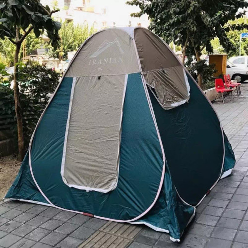 چادر مسافرتی8نفره فنری مدل برنو سفارشی کیفیت بالا دوخت زیبا ماشین سفر خودرو