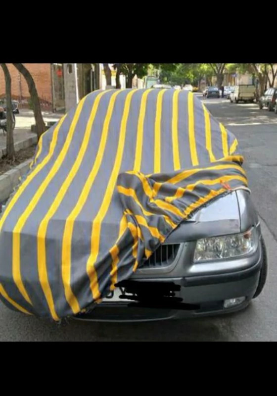 چادر ماشین نخی پشت کرکی مخصوص رنو ساندرو (داخل پنبه ای، ضد خش و مقاوم به آفتاب)