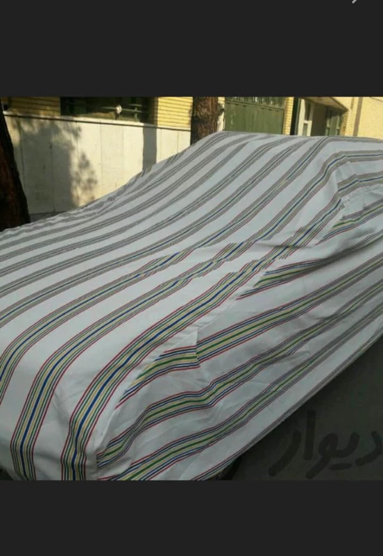 چادر ماشین نخی پشت کرکی مخصوص تارا (داخل پنبه ای، ضد خش و مقاوم به آفتاب)