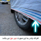 چادر خودرو مدل دور دوخت شده مناسب برای پژو 206 SD