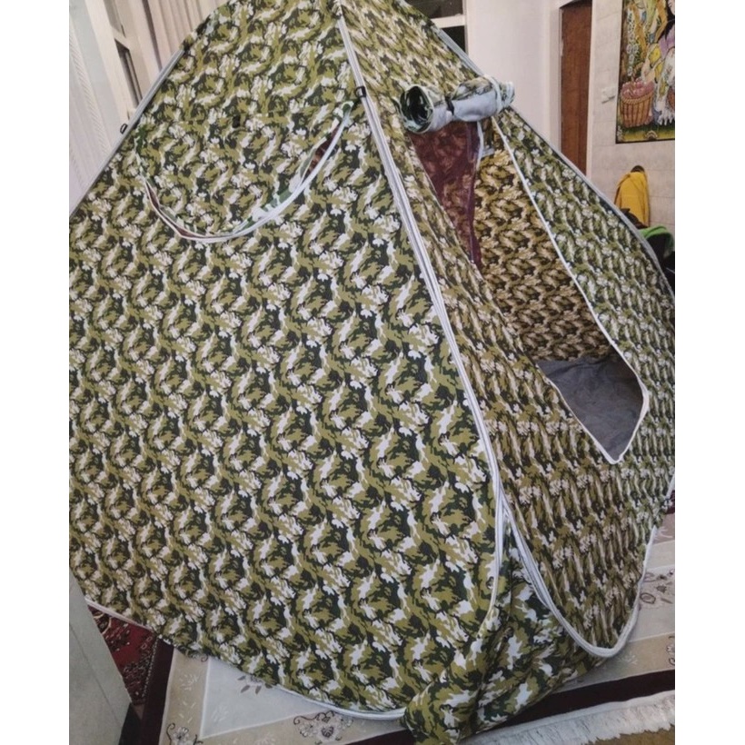 چادر مسافرتی 12 نفره مدل ارتشی Q027