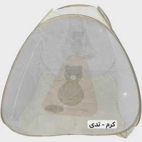 پشه بند کودک آسیم مدل کلبه سایز بزرگ - کرم