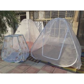 پشه بند 8 نفره فنری سایز 250 در 250 سانتی متر درجه یک کف ضخیم